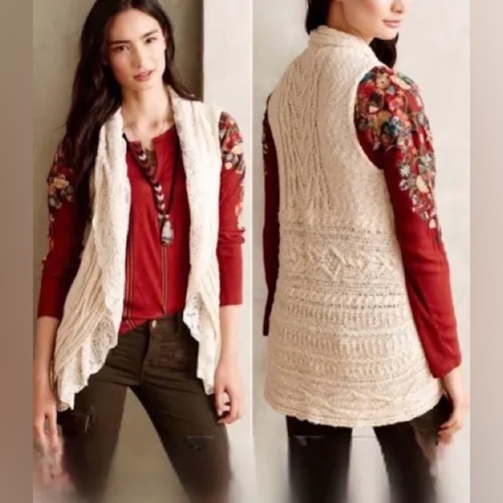 KNITTED AND KNOTTED ~ ANTHROPOLOGIE ~ SIZE M/L
